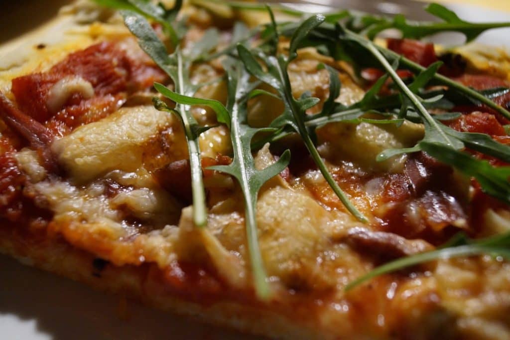 Pizza mit Stevia